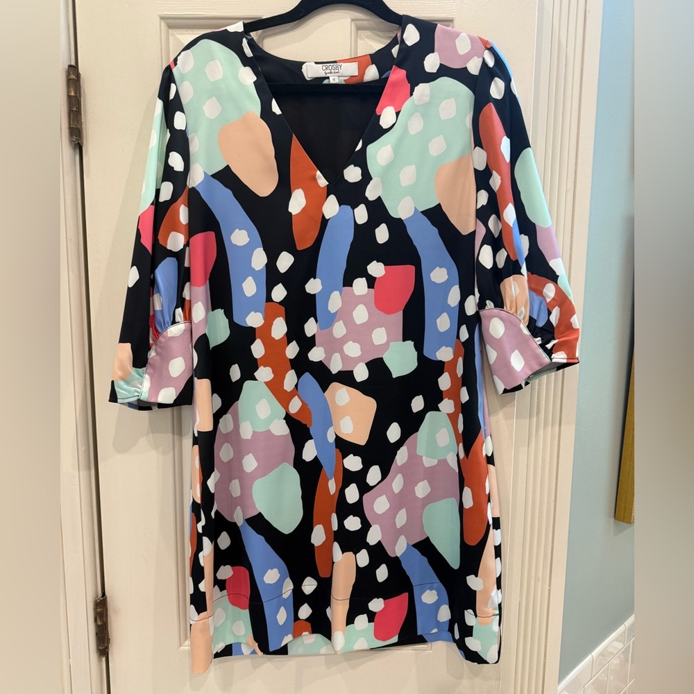 CROSBY by Mollie Burch Multicolor Abstract Mini Dress